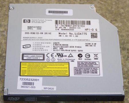 DVD RW for notebook